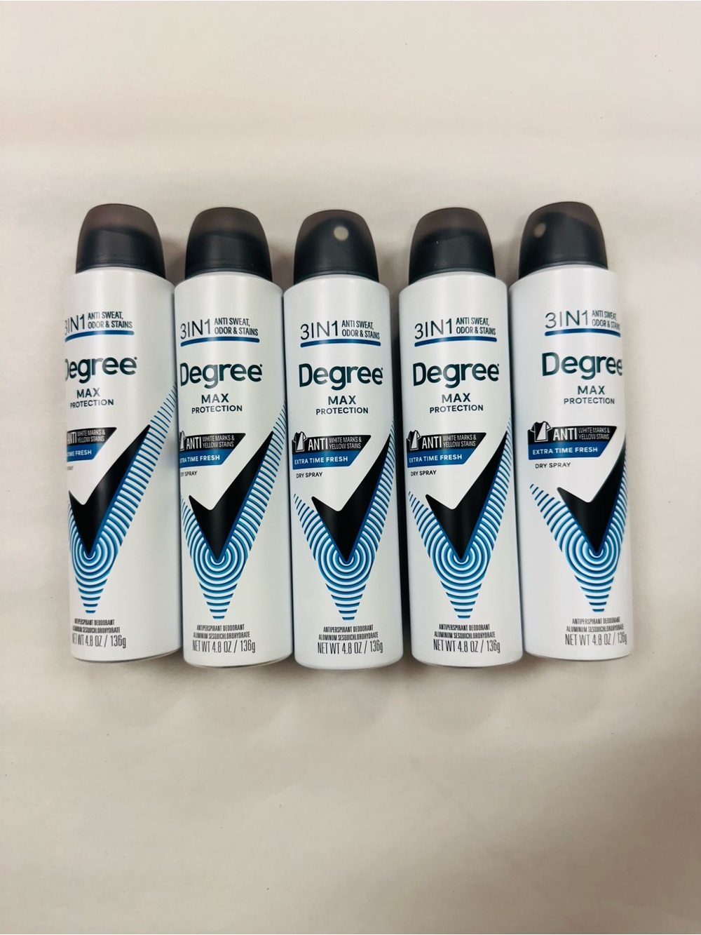 3in1 Degree Max Protection Dry Spray
5 pack